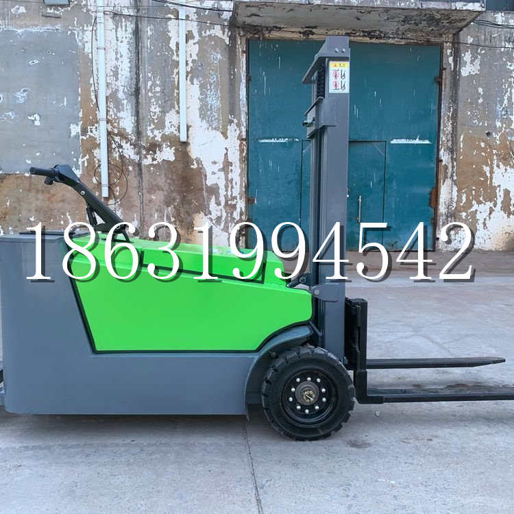 会同县小型电动叉车1吨2吨步行站驾式电瓶堆高充电装卸车液压升降车铲车
